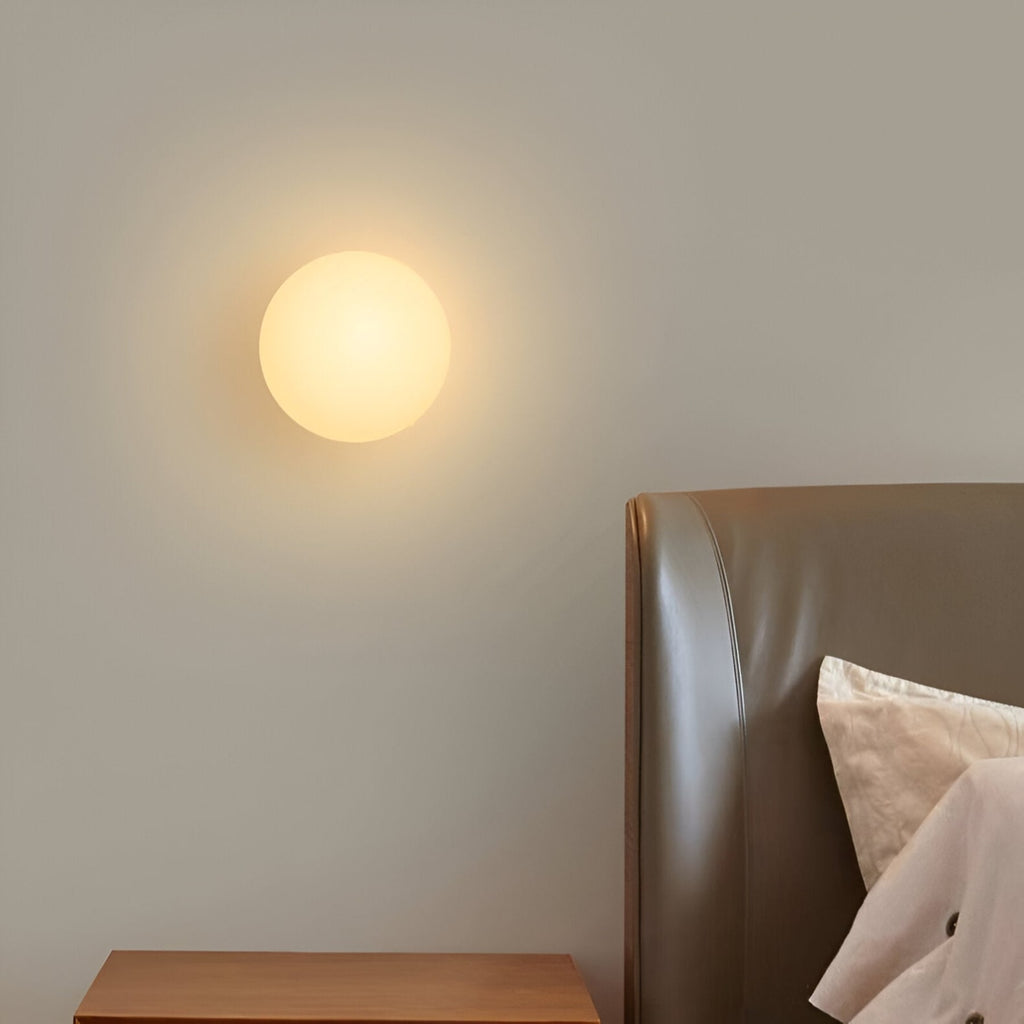 Minimalist Glass Wall Light With Warm White Glow — Greenwich Home & Living