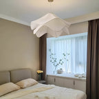 Contemporary Fabric Pendant Light With Dimmable Color Options for Living Room — Greenwich Home & Living