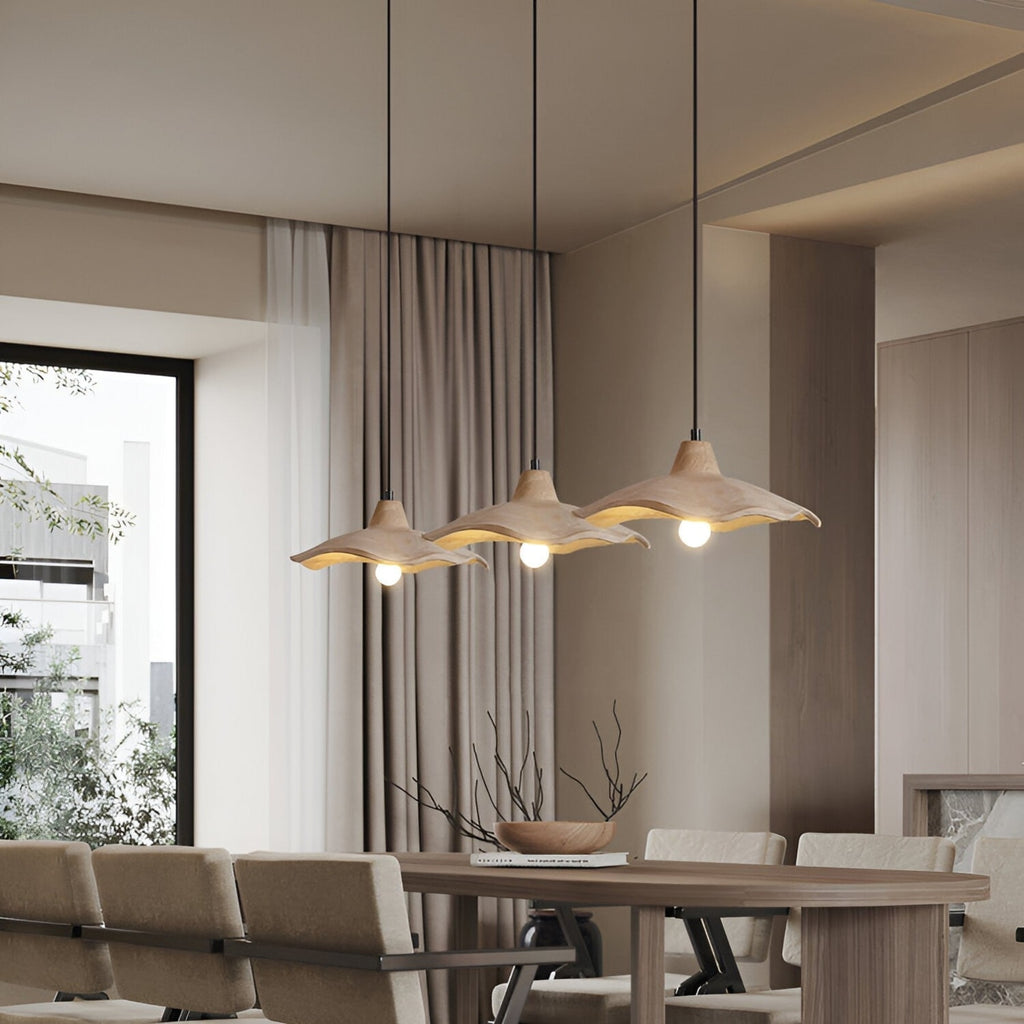 Minimalist Concrete Pendant Light With Warm White LED for Dining Room — Greenwich Home & Living