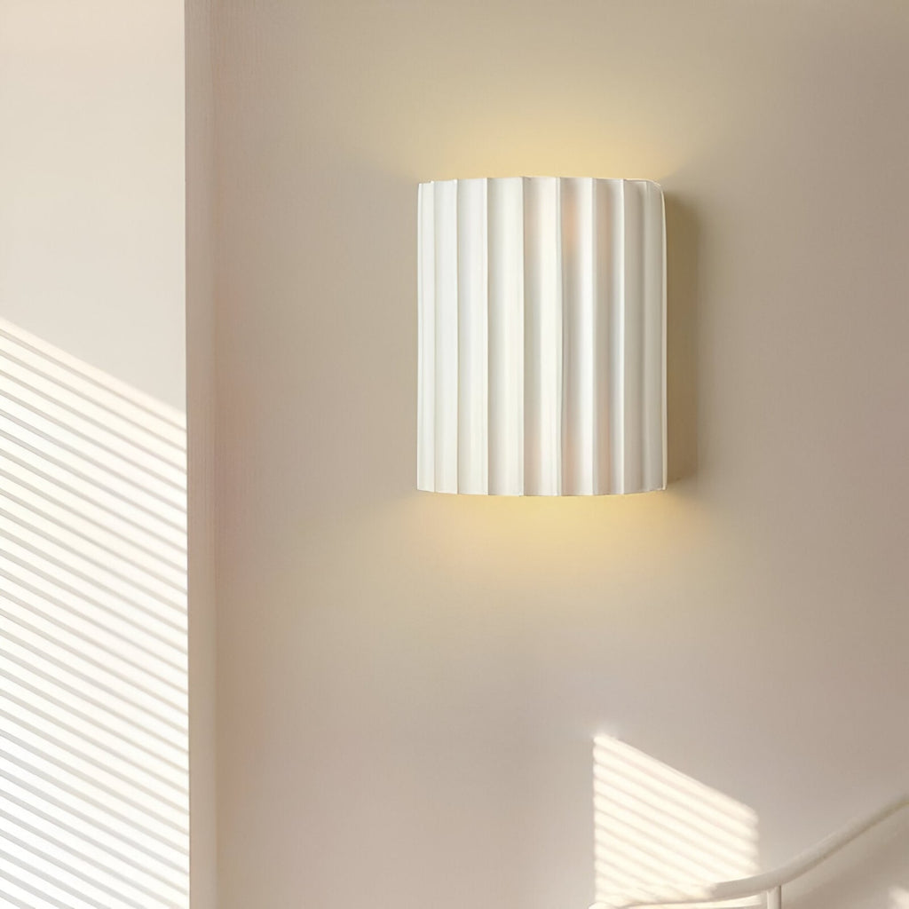 Minimalist Resin Wall Light With Tri-Color Lighting — Greenwich Home & Living