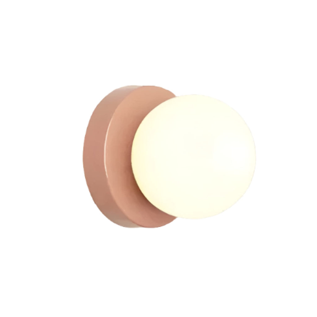Minimalist Metal Glass Wall Light With Warm White Glow — Greenwich Home & Living