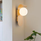Minimalist Wood Wall Light With Tri-Color Changing Glow — Greenwich Home & Living