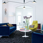 Modern Linear Metal Ceiling Light With Adjustable Color Temperature — Greenwich Home & Living