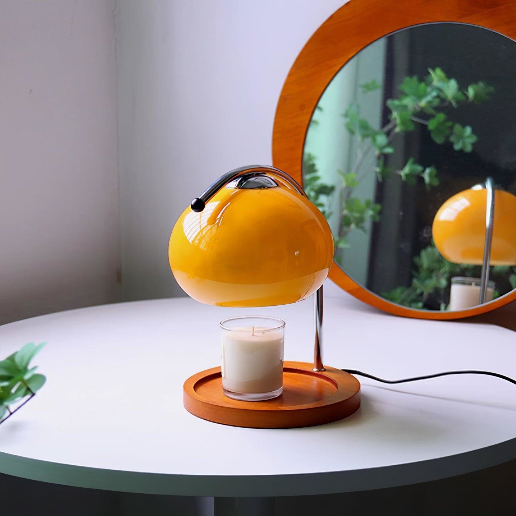 Retro Iron and Solid Wood Table Lamp for Living Room and Bedroom — Greenwich Home & Living