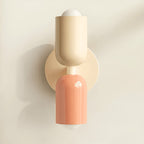 Modern Ceramic Wall Light for Living Room and Bedroom in Beige/Salmon/Beige — Greenwich Home & Living
