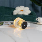 Modern Crystal Table Lamp With Warm Glow For Living Room and Bedroom — Greenwich Home & Living