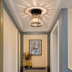 Classic Acrylic Semi-Flush Mount Ceiling Light for Hallway and Bedroom — Greenwich Home & Living