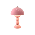 Modern Matte Metal Table Lamp for Living Room and Bedroom in Pink — Greenwich Home & Living