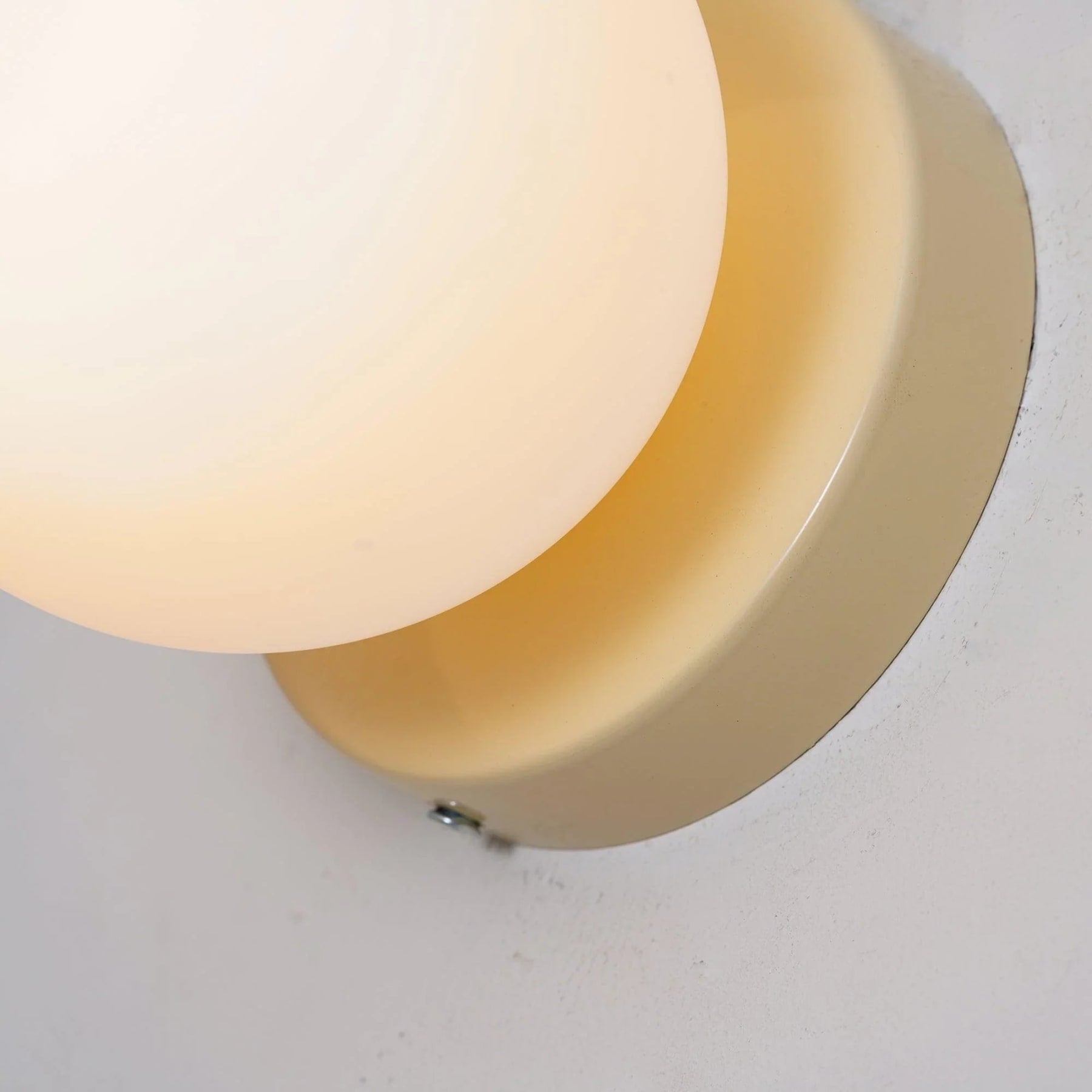 Minimalist Metal Glass Wall Light With Warm White Glow — Greenwich Home & Living
