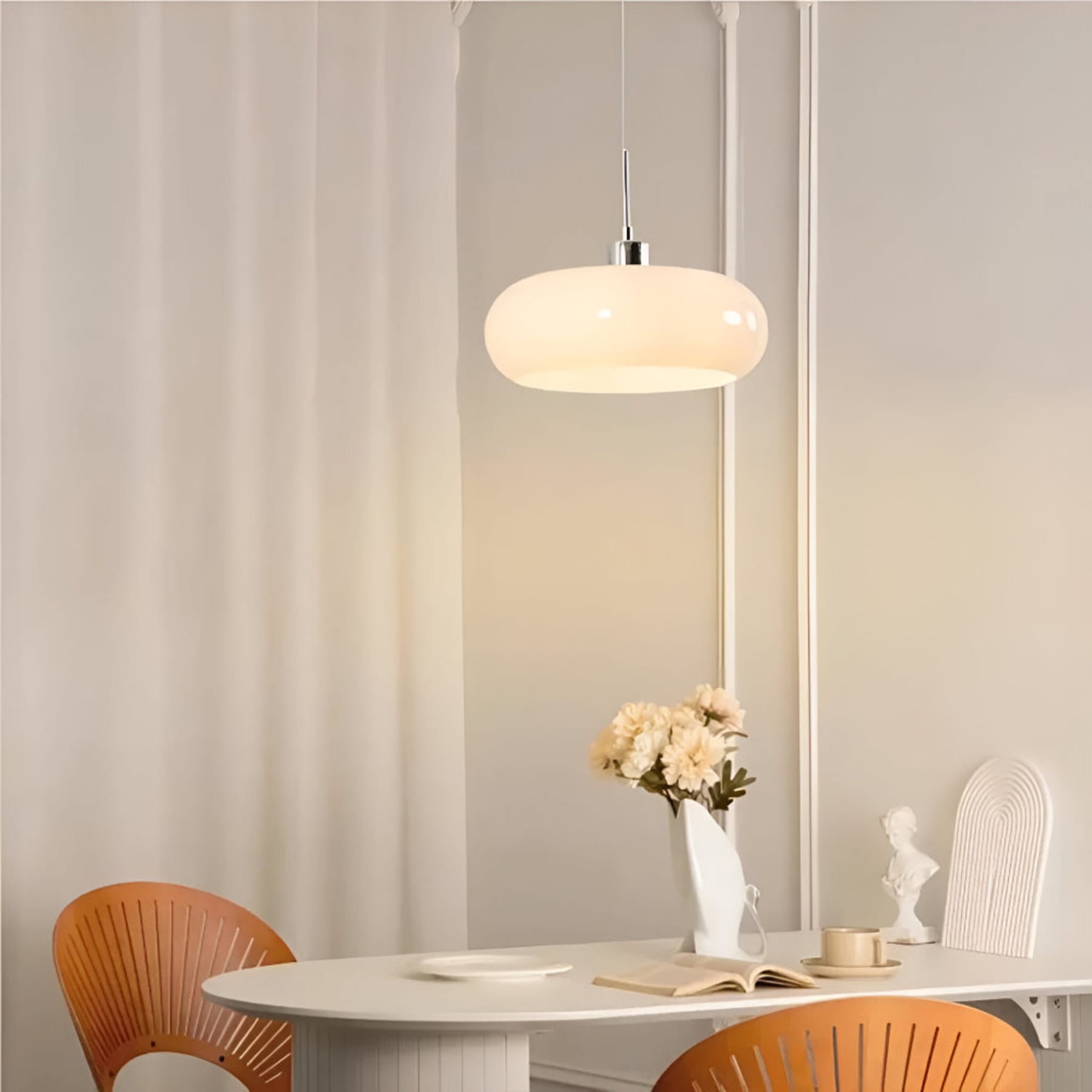 Retro Glass Pendant Light for Living and Dining Rooms — Greenwich Home & Living