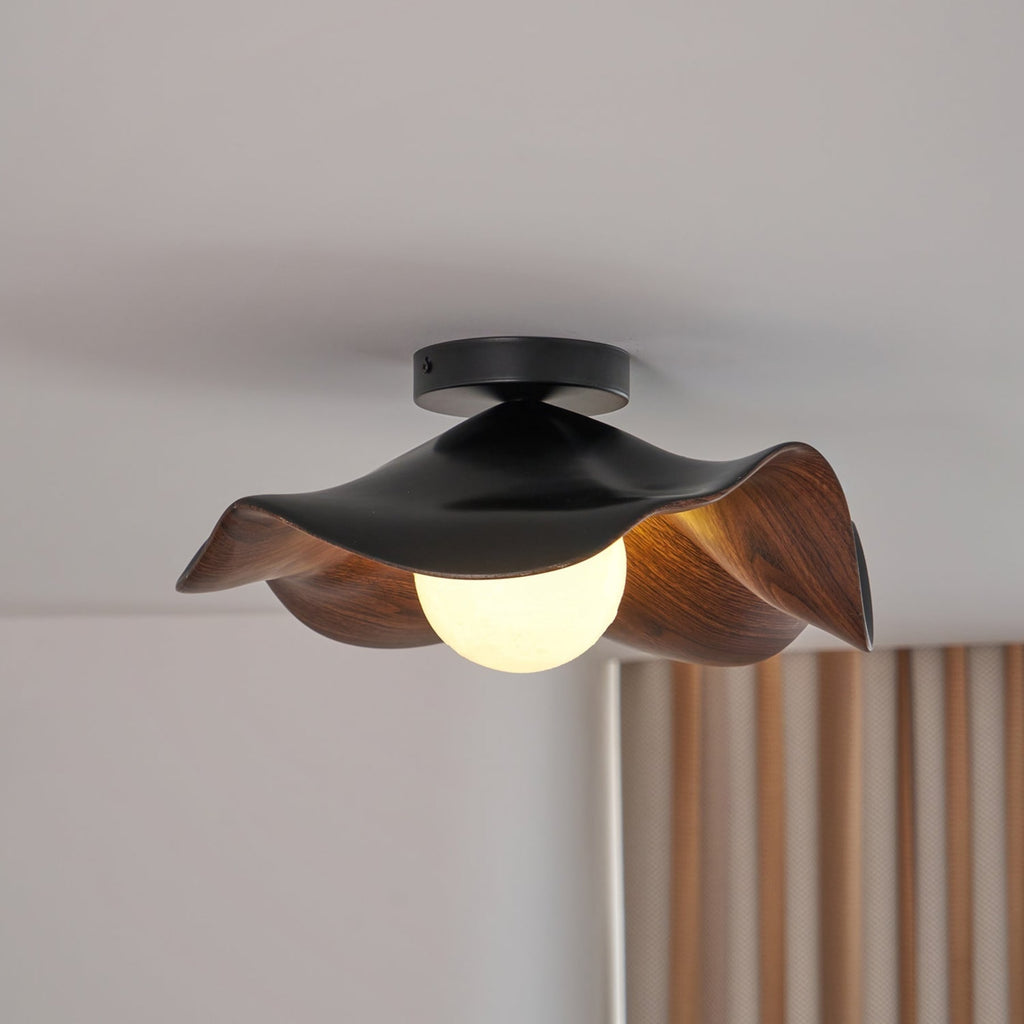Scandinavian Resin Ceiling Light With Three-Color Light for Living Room — Greenwich Home & Living