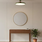 Retro Iron and Acrylic Semi-Flush Ceiling Light With Dimmable Color — Greenwich Home & Living