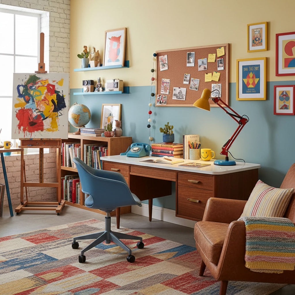 Retro Metal Table Lamp for Home Office and Bedroom — Greenwich Home & Living
