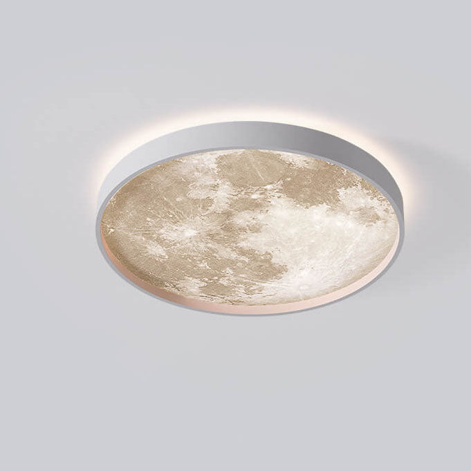 Modern Metal Flush Mount Ceiling Light With Remote Dimming — Greenwich Home & Living