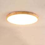 Scandinavian Wood Flush Mount Ceiling Light With Tri-Color Dimming — Greenwich Home & Living