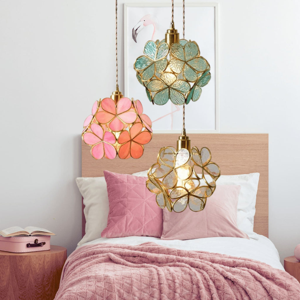 Retro Glass Pendant Light With Warm White Glow — Greenwich Home & Living