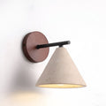 Modern Travertine and Walnut Wall Light With Warm LED Glow in Warm White — Greenwich Home & Living