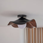 Scandinavian Resin Ceiling Light With Three-Color Light for Living Room — Greenwich Home & Living