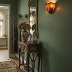 Retro Glass Wall Light With Warm Glow for Living Room and Hallway — Greenwich Home & Living