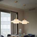 Retro Glass Pendant Light With Warm White Bulb Included for Dining Room — Greenwich Home & Living