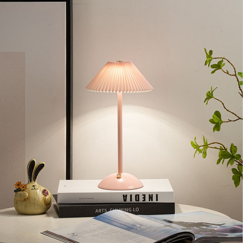 Modern Metal Cordless Table Lamp With Stepless Dimming — Greenwich Home & Living