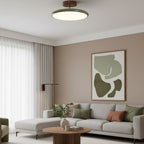 Retro Metal Semi-Flush Mount Ceiling Light With Three-Color Light — Greenwich Home & Living