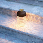 Contemporary Glass Table Lamp With Adjustable Color Temperature — Greenwich Home & Living