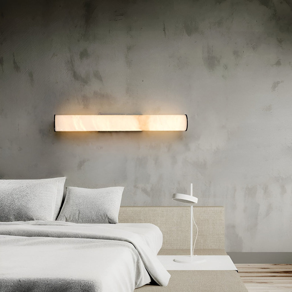 Contemporary Copper and Marble Wall Light for Living Room and Bedroom — Greenwich Home & Living