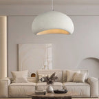 Minimalist Resin Pendant Light With Selectable Light Colors for Living Room — Greenwich Home & Living