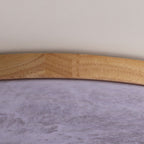 Modern Wood Flush Mount Ceiling Light With Selectable White Light — Greenwich Home & Living