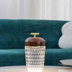 Contemporary Glass Table Lamp With Adjustable Color Temperature — Greenwich Home & Living