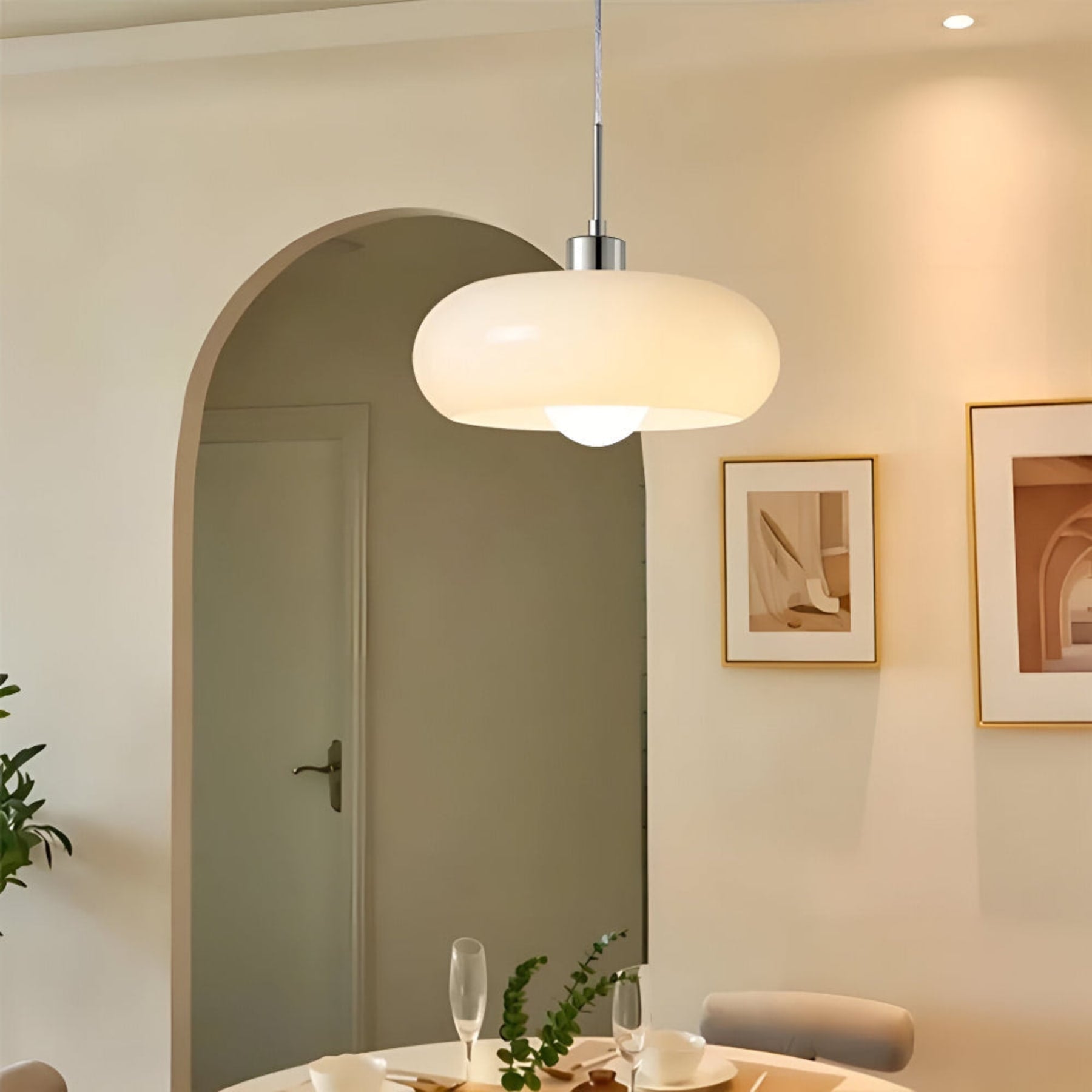 Retro Glass Pendant Light for Living and Dining Rooms — Greenwich Home & Living