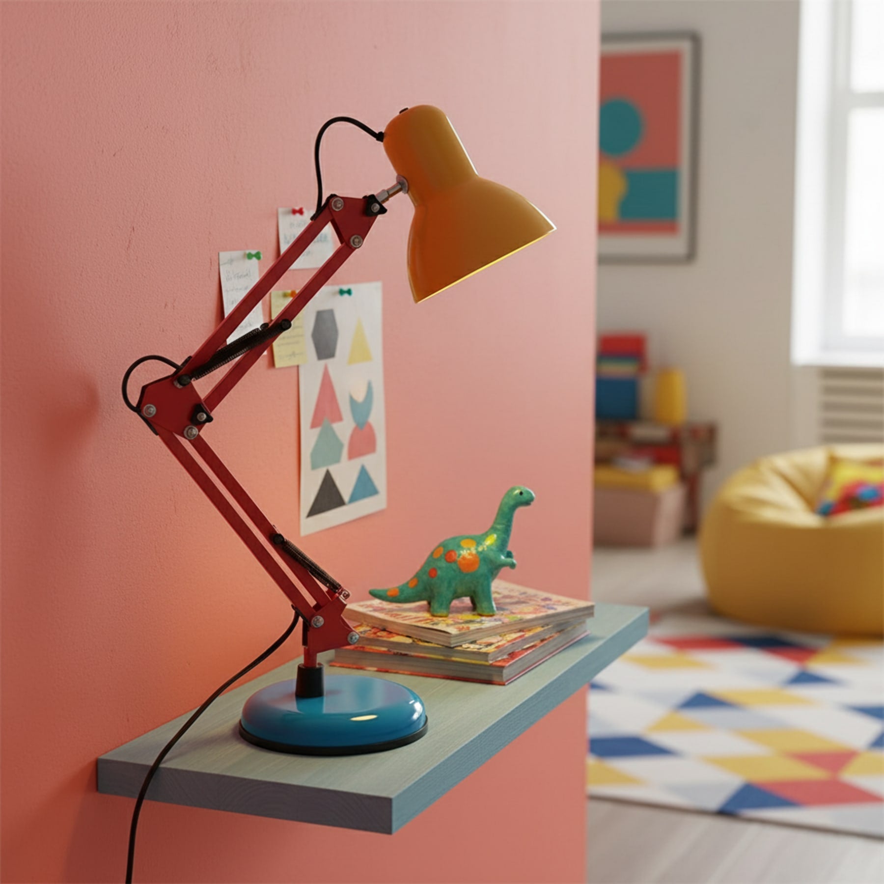 Retro Metal Table Lamp for Home Office and Bedroom — Greenwich Home & Living