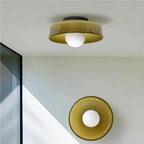 Contemporary Glass Bowl Ceiling Light for Living Room — Greenwich Home & Living