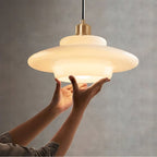 Retro Glass Pendant Light With Warm White Bulb Included for Dining Room — Greenwich Home & Living