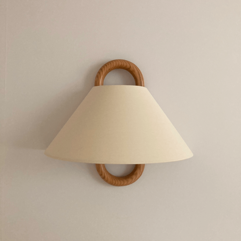 Modern Wood Wall Sconce With Warm LED Glow — Greenwich Home & Living