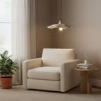 Minimalist Concrete Pendant Light With Warm White LED for Dining Room — Greenwich Home & Living