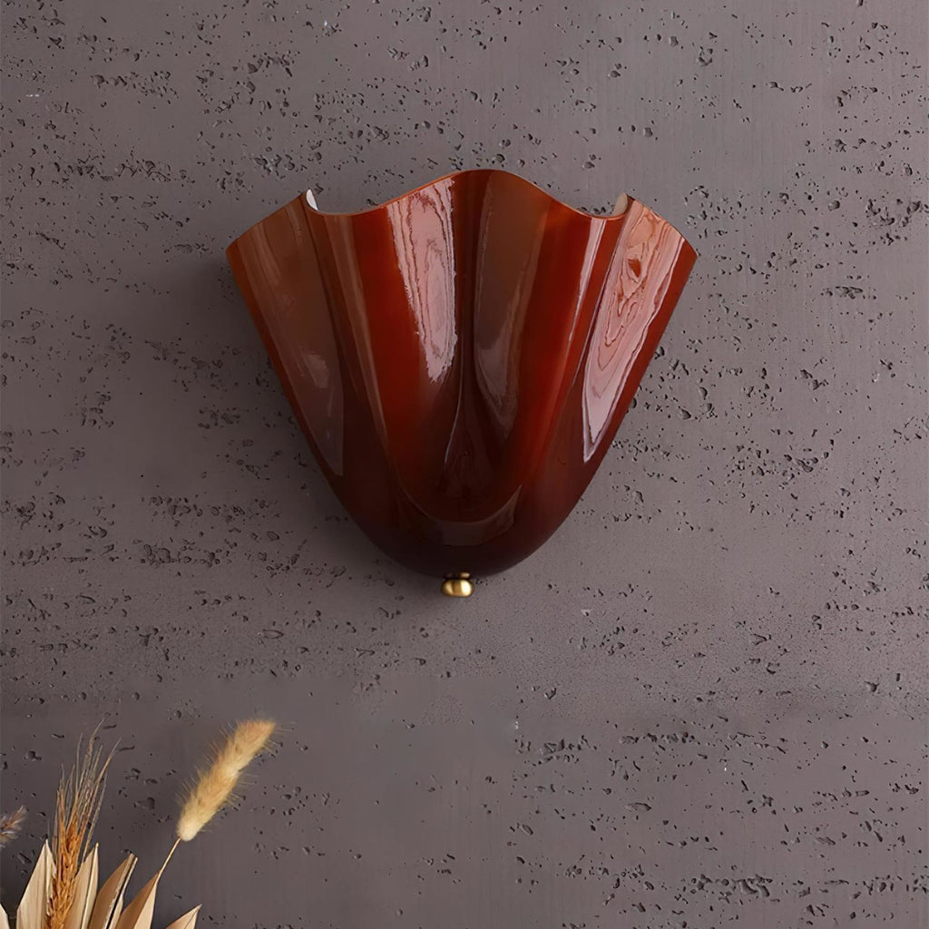 Retro Glass Wall Light With Warm Glow for Living Room and Hallway — Greenwich Home & Living