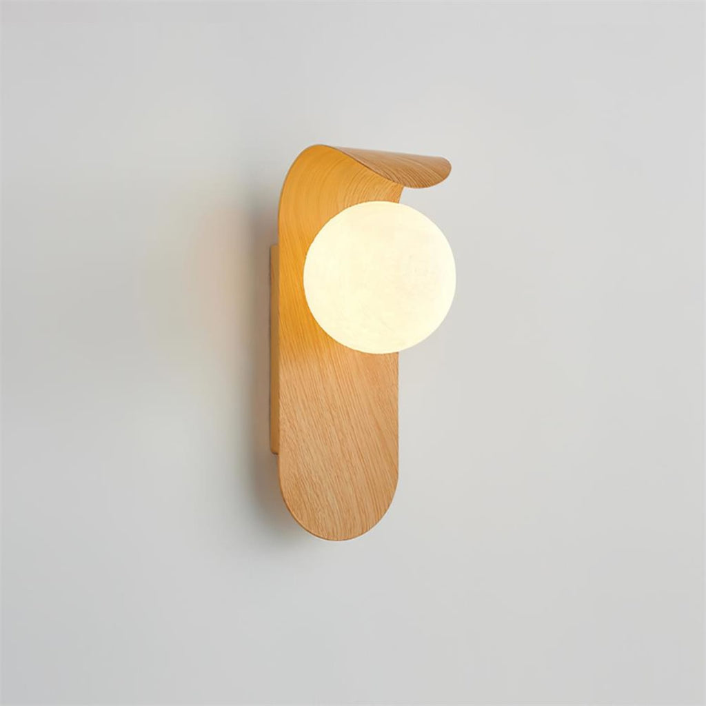 Minimalist Wood Wall Light With Tri-Color Changing Glow — Greenwich Home & Living