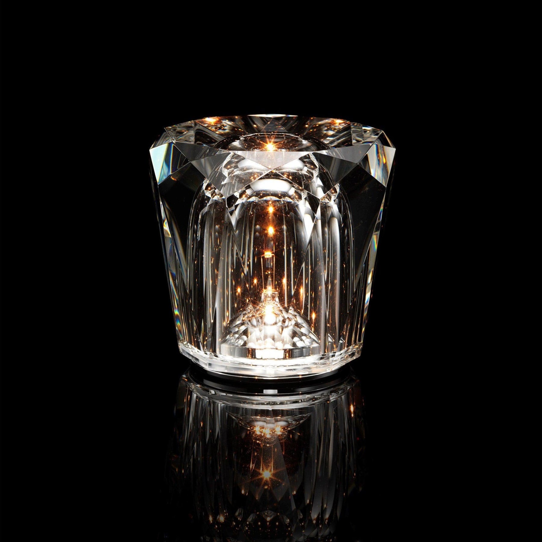 Modern Crystal Table Lamp With Warm Glow For Living Room and Bedroom — Greenwich Home & Living