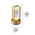 Minimalist Metal Table Lamp With Tri-Color Dimming for Living Room and Bedroom — Greenwich Home & Living