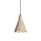 Rustic Wood and Concrete-Look Pendant Light With Warm White Glow for Dining Room — Greenwich Home & Living