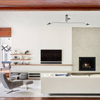 Modern Linear Metal Ceiling Light With Adjustable Color Temperature — Greenwich Home & Living