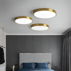 Minimalist Metal Flush Mount Ceiling Light With Tri-Color Dimming — Greenwich Home & Living