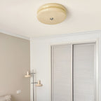 Retro Glass Flush Mount Ceiling Light With Adjustable Color Temperature — Greenwich Home & Living