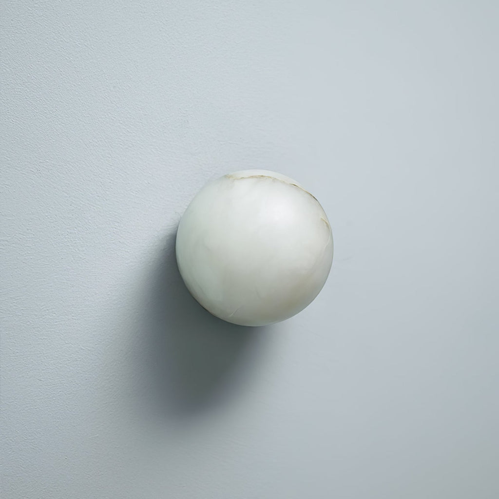 Contemporary Marble Wall Light With Warm Glow — Greenwich Home & Living