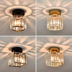 Classic Acrylic Semi-Flush Mount Ceiling Light for Hallway and Bedroom — Greenwich Home & Living
