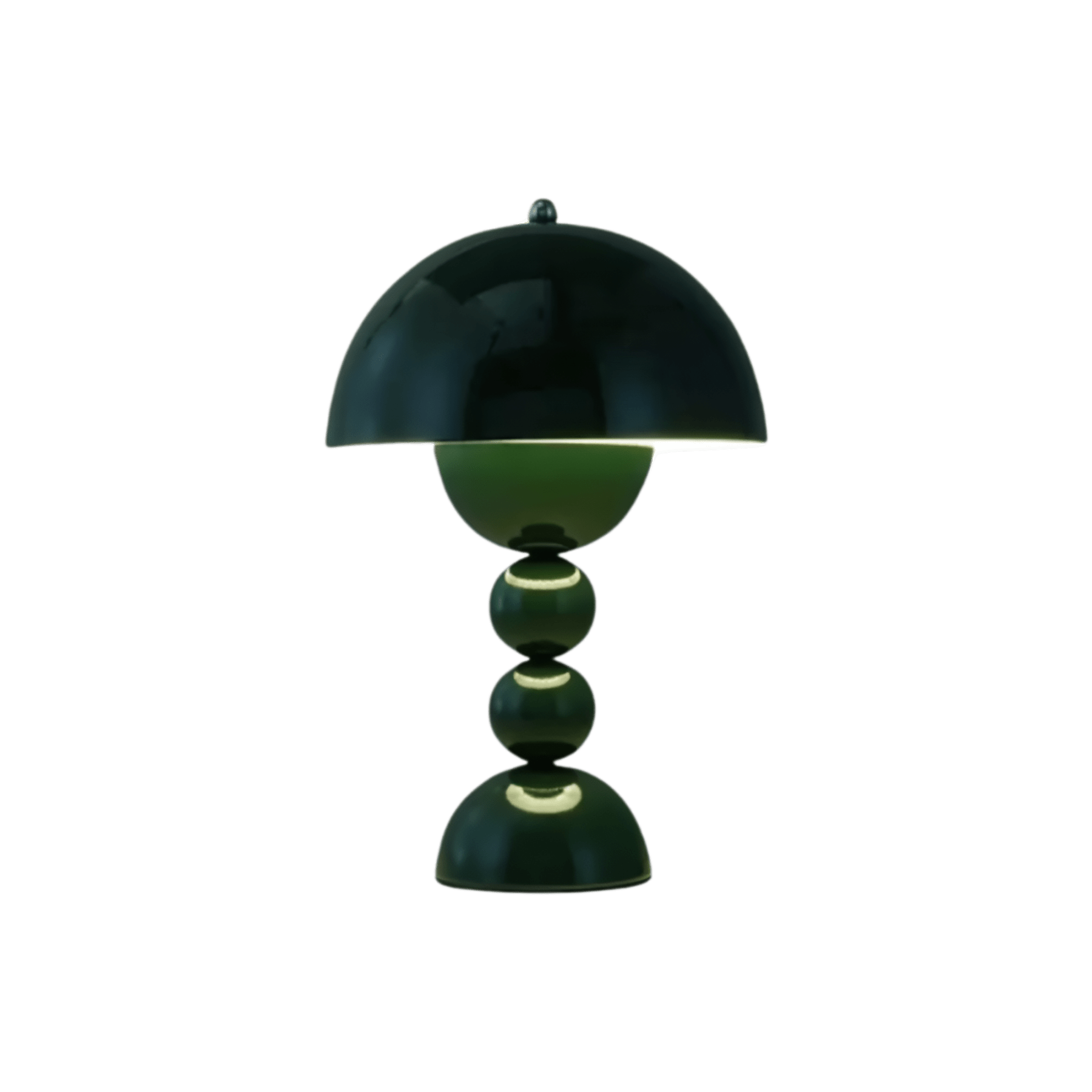 Modern Matte Metal Table Lamp for Living Room and Bedroom in Green — Greenwich Home & Living