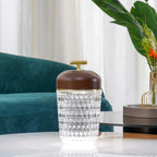 Contemporary Glass Table Lamp With Adjustable Color Temperature — Greenwich Home & Living