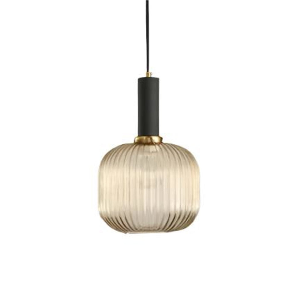 Contemporary Glass Pendant Light for Living and Dining Rooms in Bottle Shape-D20cm — Greenwich Home & Living